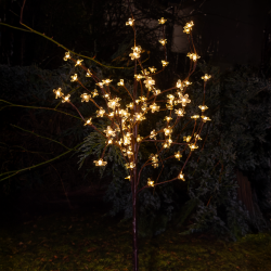Solar Lamp Tree 120cm RGB+3000K IP44