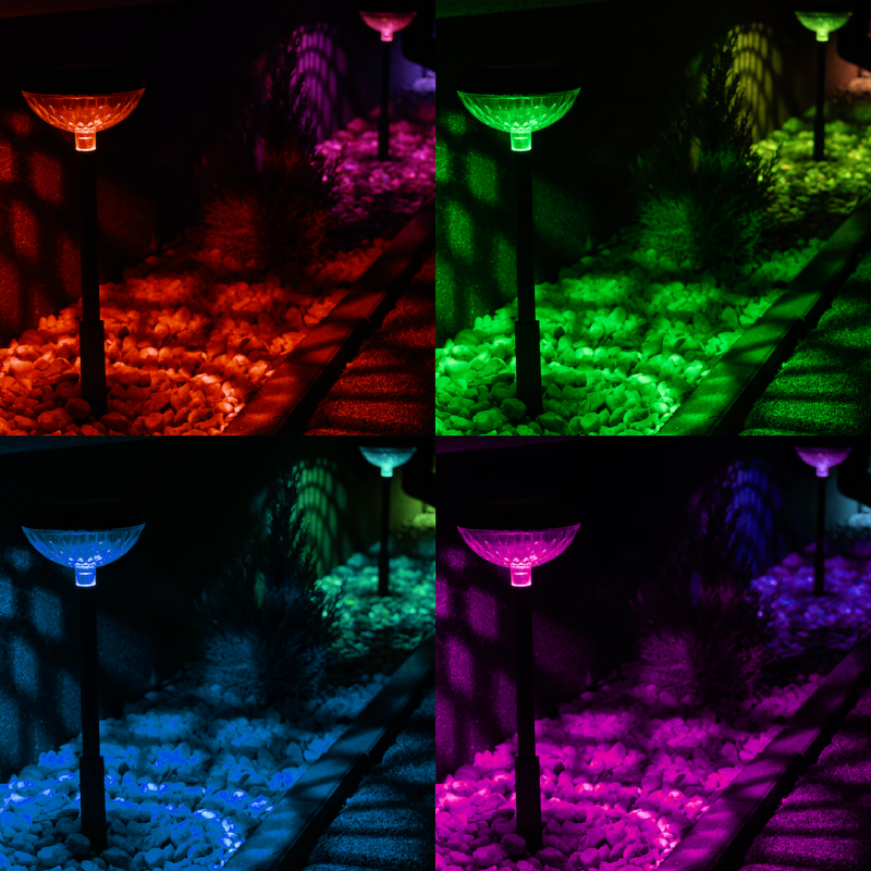 Сонячний Стовп Tom RGB IP44, набір з 2 штук