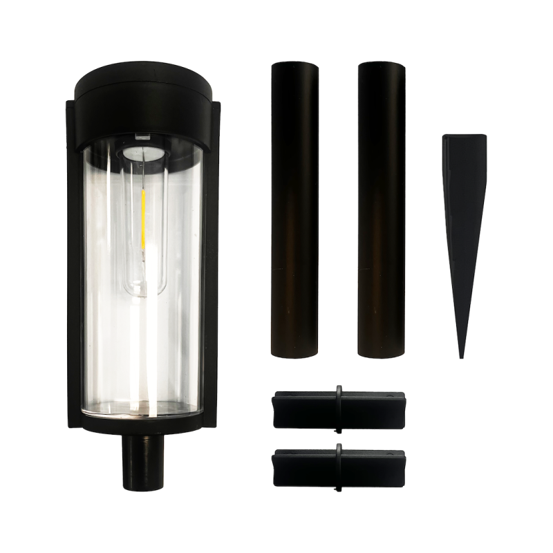 Solar Path Bollard 3000K IP44 2-pack