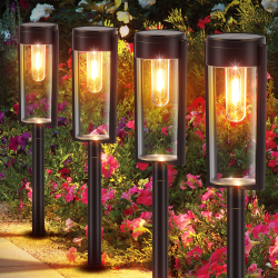 Solar Path Bollard 3000K IP44 2-pack