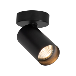 Hero Spot Schwarz 1xGU10 Fassung