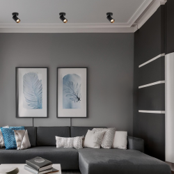 Hero Spot Black Fixture 1xGU10