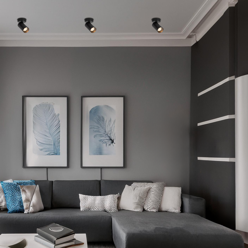 Montura Hero Spot Negro 1xGU10