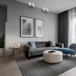 Hero Spot White Fixture 2xGU10