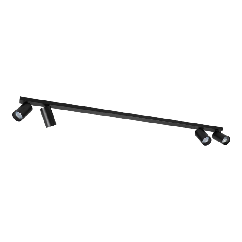 Hero Spot Black Frame 4xGU10