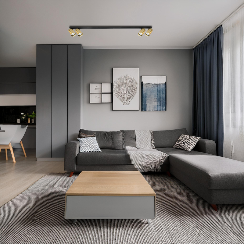 Hero Spot Fassung Gold 4xGU10