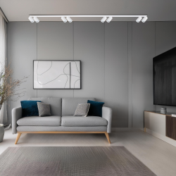 Hero Spot White Fixture 8xGU10