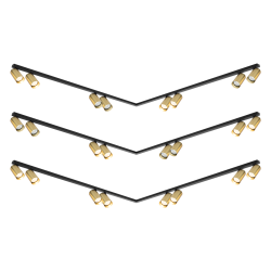 Hero Spot Gold Fixture 8xGU10