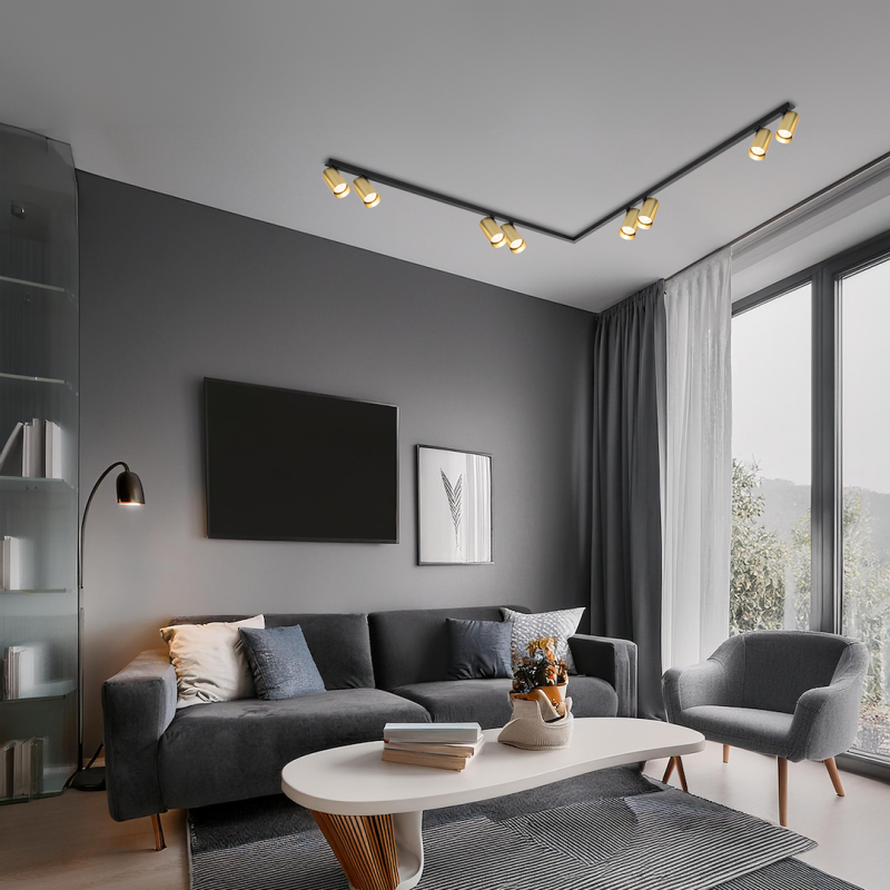 Світильник Hero Spot Золотий 8xGU10