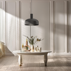 VISBY BLACK Pendant Lamp 1xE27