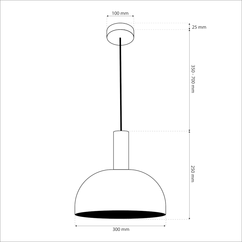 VISBY MINT Pendant Lamp 1xE27