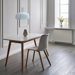 Lámpara colgante VISBY AZUL 1xE27