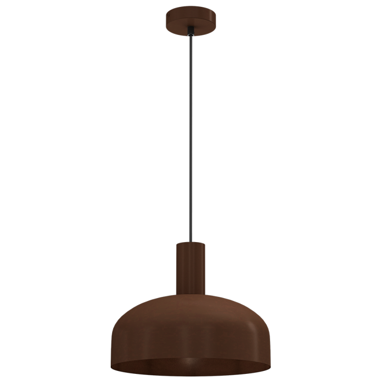 Hanging lamp VISBY CHOCOLATE 1xE27