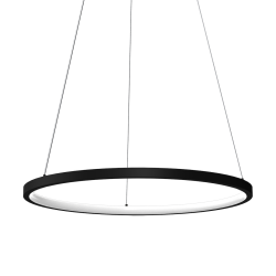 HOOP BLACK 27W LED pendant lamp