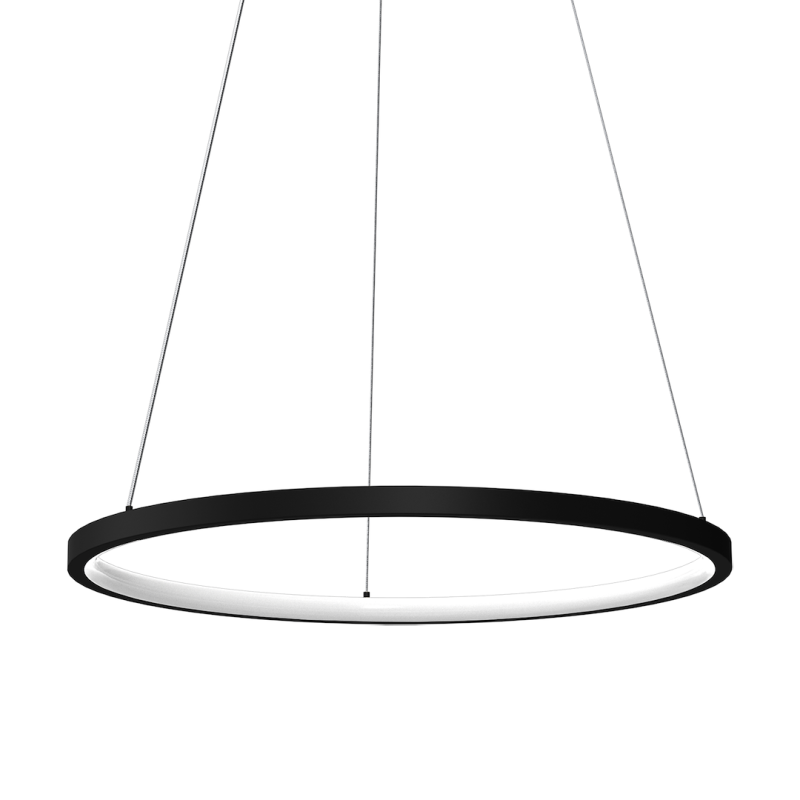 Lámpara colgante HOOP BLACK 27W LED