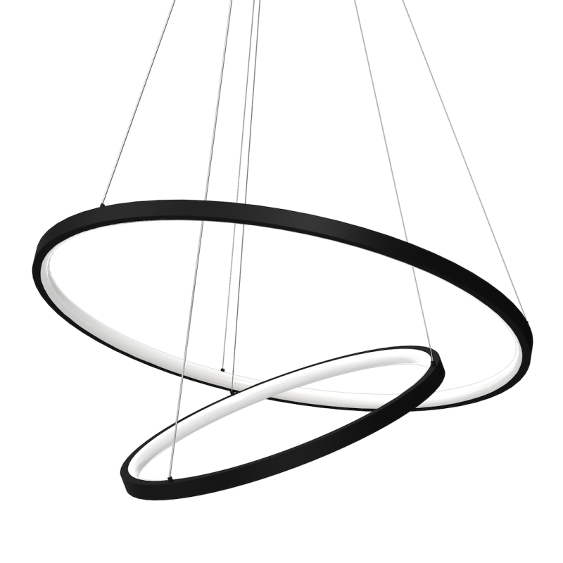Hängeleuchte HOOP BLACK 51W LED