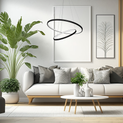 Hängeleuchte HOOP BLACK 51W LED