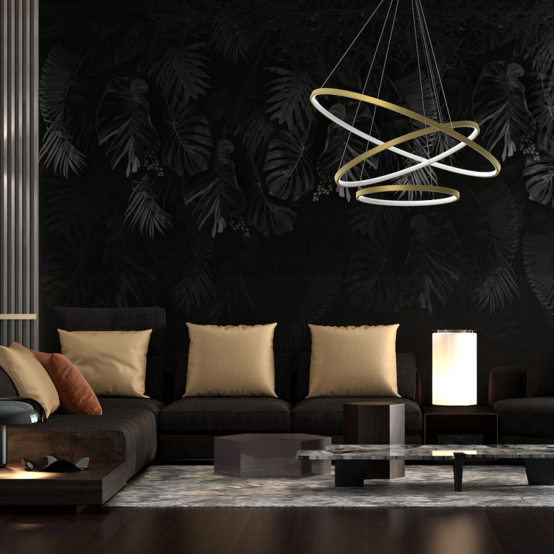 HOOP GOLD 93W LED pendant lamp