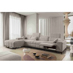 Ballagio XII Mix corner sofa with sleeping and relaxation function - Woven Fabric, Spring 1110