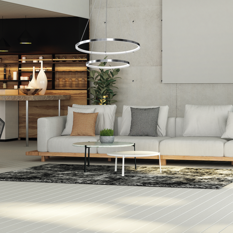 HOOP CHROME 51W LED pendant lamp