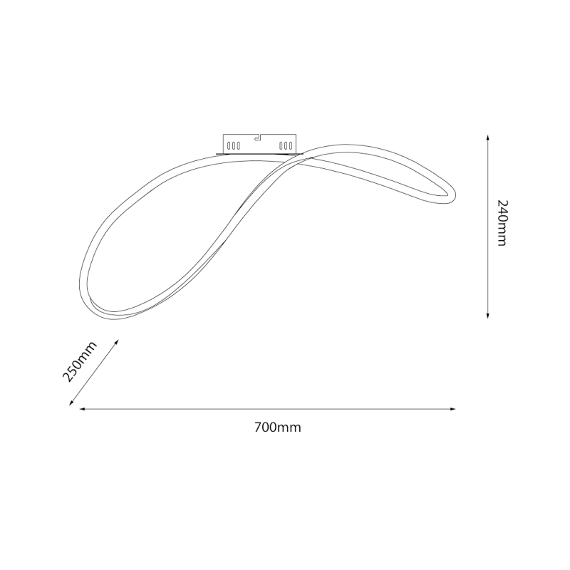 Lámpara colgante INFINITY 21W LED 4000K