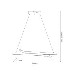 Hängelampe LORENZO 35W LED 4000K