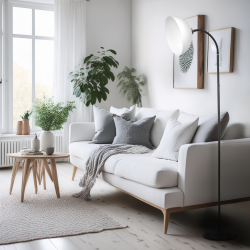 ZACK BLACK floor lamp 1xE27