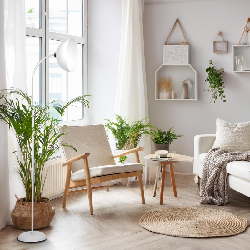 ZACK WHITE floor lamp 1xE27