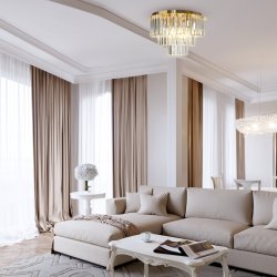 Ceiling lamp MILANO 45cm diameter 6xE14