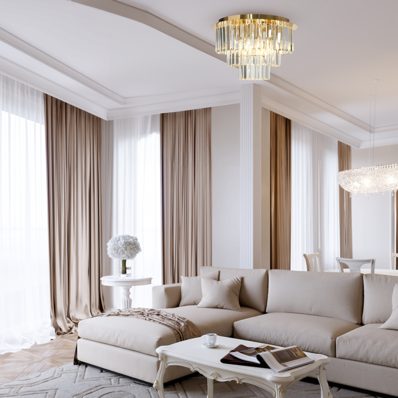 Стельова лампа MILANO діаметром 45 см 6xE14