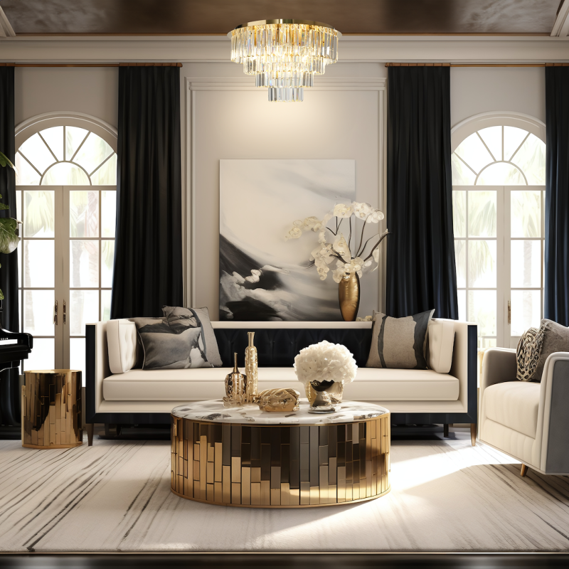 Deckenleuchte MILANO Ø 60cm 9xE14