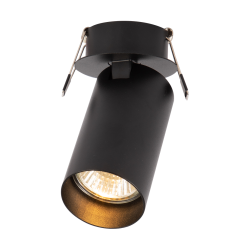 Montura Hero Spot Empotrable Negro 1xGU10