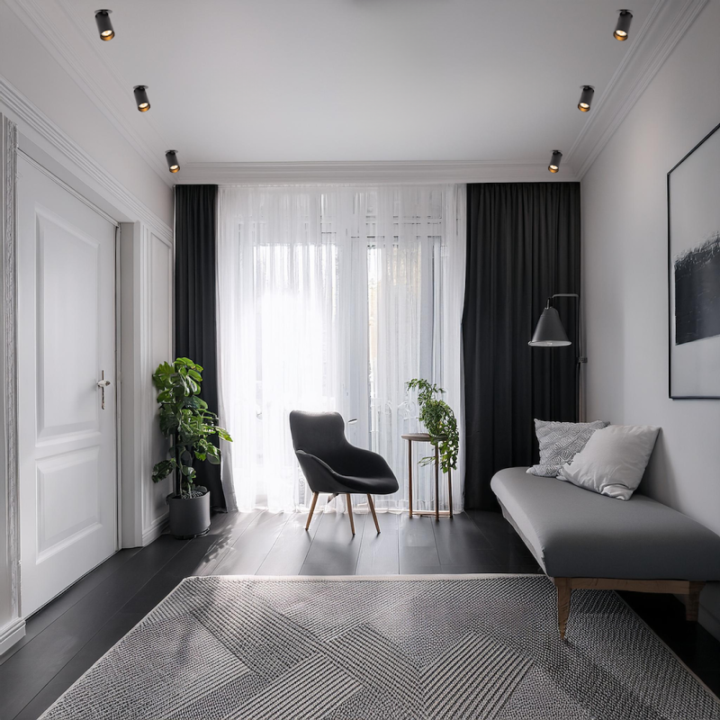 Oprawa Hero Spot Podtynk Czarny 1xGU10