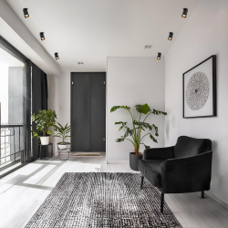 Montura Hero Spot Empotrable Negro 1xGU10