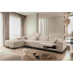 Ballagio XII Mix Corner Sofa with Sleeping and Relax Function - Weave, Spring 1108