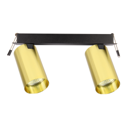 Hero Spot Recessed Fixture Gold 2xGU10