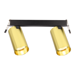 Hero Spot Recessed Fixture Gold 2xGU10