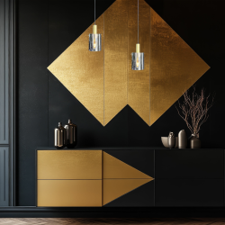 Підвісна лампа Arcadia Gold 1xE27