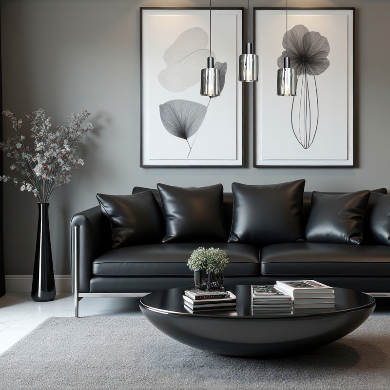 Arcadia Black Hanging Lamp 3xE27