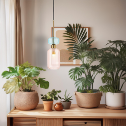 MOLLY PINK Hanging Lamp 1xE14