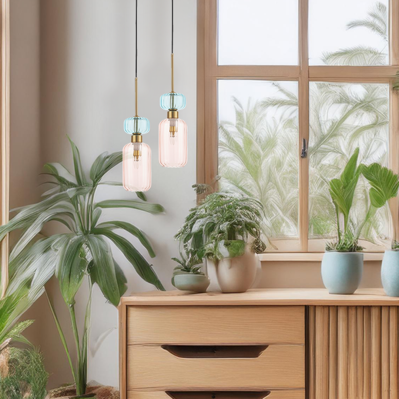 MOLLY PINK Hanging Lamp 1xE14