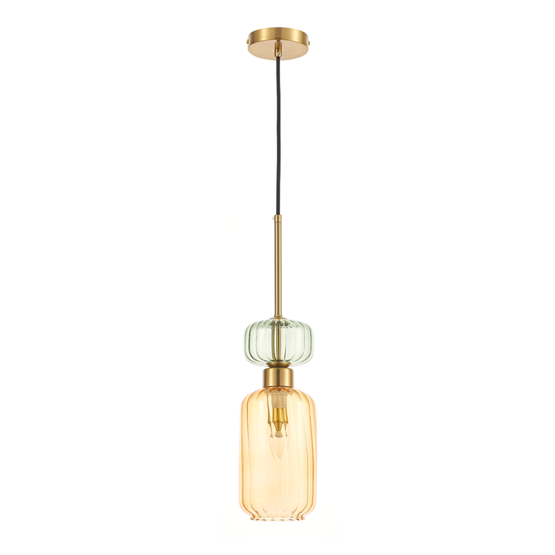 Lampa wisząca MOLLY AMBER 1xE14