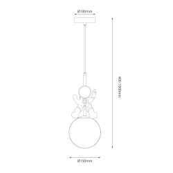 Astronaut Hanging Lamp