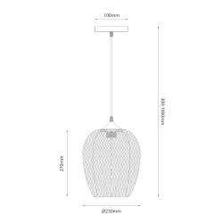 ALMA Hanging Lamp 1xE27