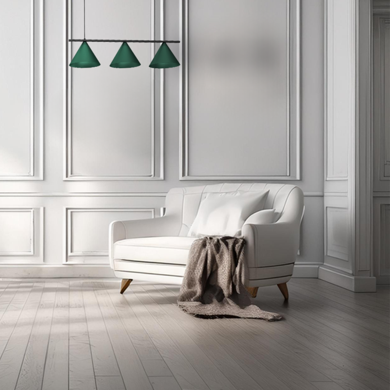 Lampa wisząca CAPITAL BLACK GREEN 3XGX53