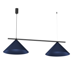 Hanging lamp CAPITAL BLACK/NAVY BLUE 2XGX53