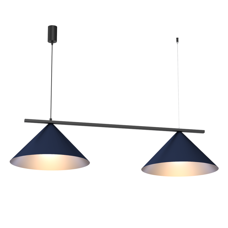 Hanging lamp CAPITAL BLACK/NAVY BLUE 2XGX53