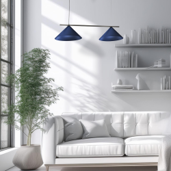 Hanging lamp CAPITAL BLACK/NAVY BLUE 2XGX53