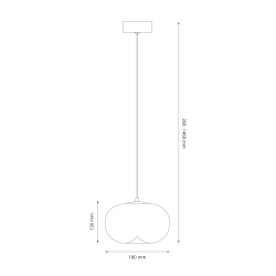 VASO 1 WHITE 4W pendant lamp