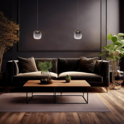 Lampa wisząca VASO 2 SMOKED 4W